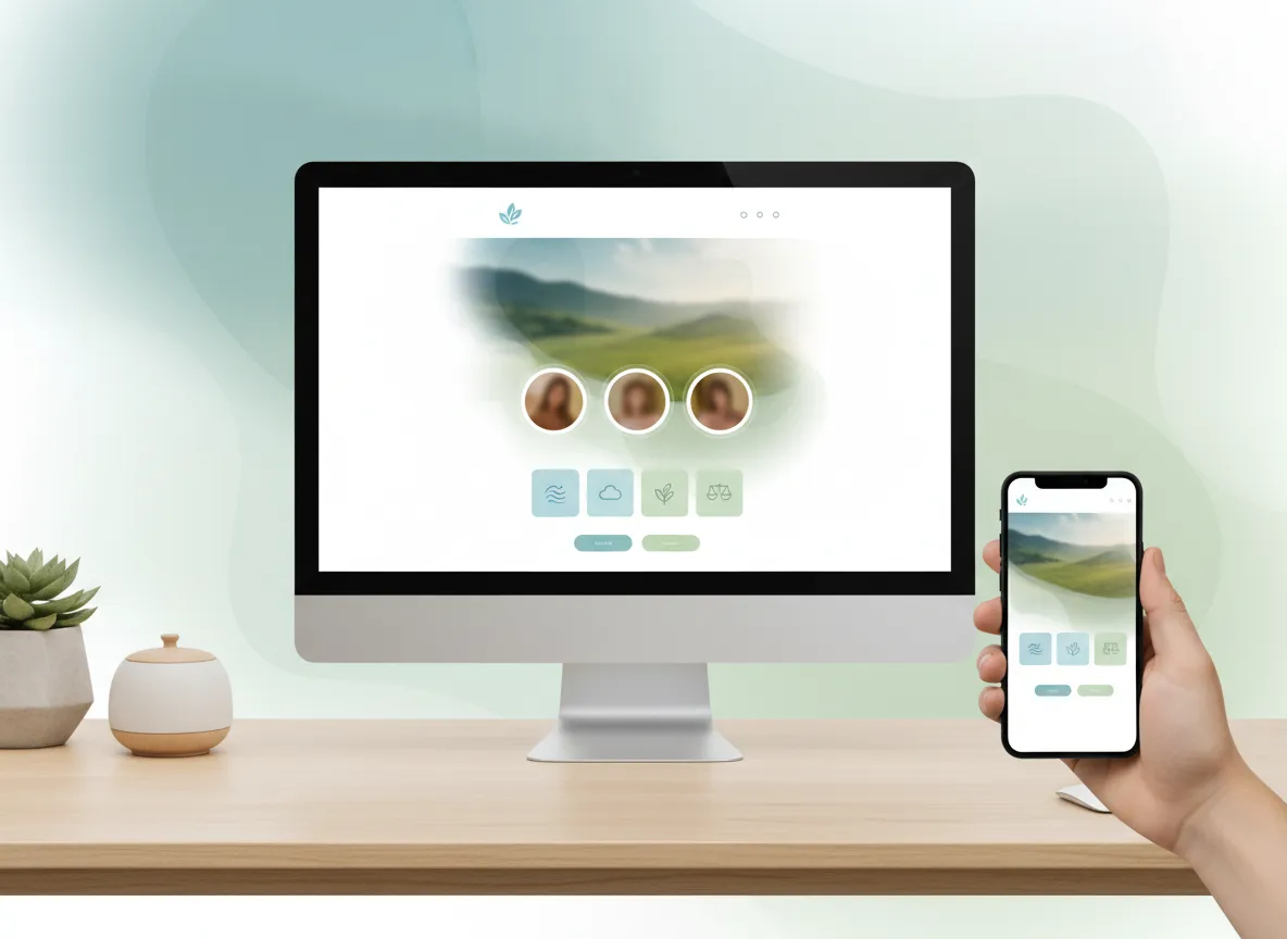 Website for local wellness clinic